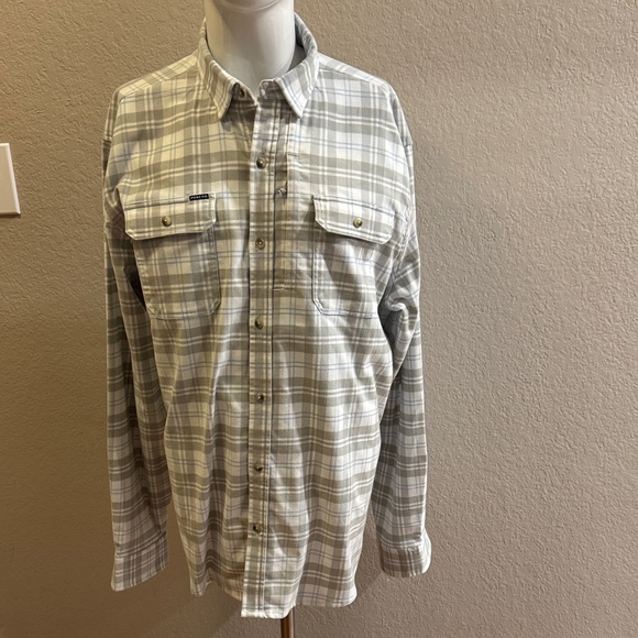 Poncho Men's Plaid Button-Up Shirt size XLarge - Picture 1 of 8